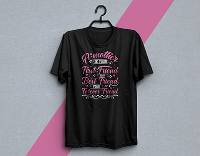 mother Day typography T-shirt Design