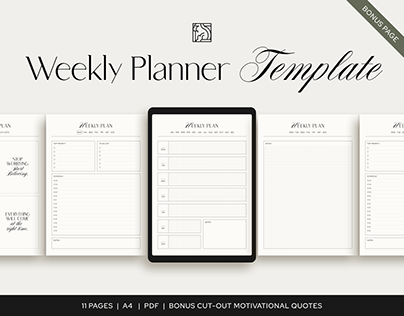 WEEKLY PLANNER DOWNLOAD