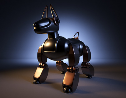 3D model of a dog-robot