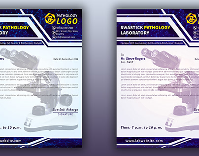 Pathology Letterhead Design | Medical Letterhead Design