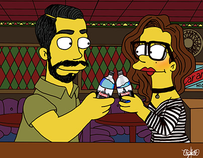 Simpson, mi novio y kosakos mora azul