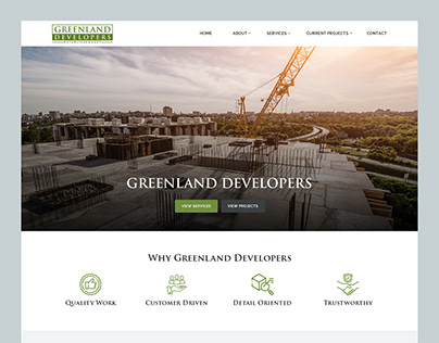 Greenland Developers // Web Design