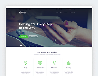 Financial Services Website Templates Free Download