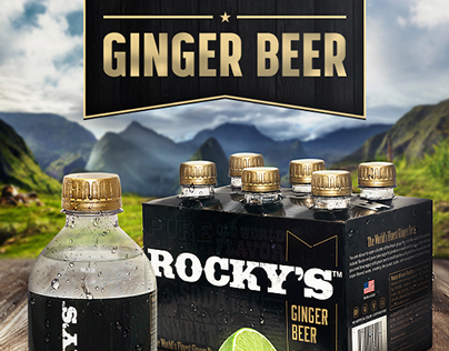 Rockys Ginger Beer Poster