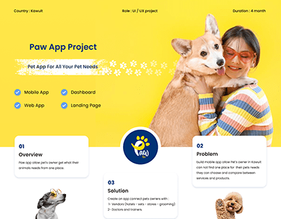 Paw app ( pet app for your pet needs)