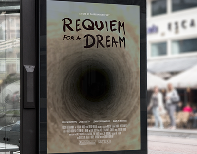 REQUIEM FOR A DREAM - Handmade Movie Poster