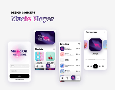 Design Concept: Music Player