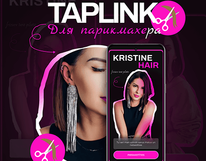 Project thumbnail - taplink for hairdresser / таплинк для парикмахера
