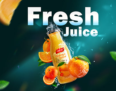 Social Media Post Design For Juice Brand