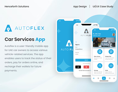 Autoflex App || UI/UX Case Study Design