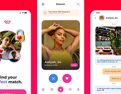 Winsome (Brand Identity) // Dating App