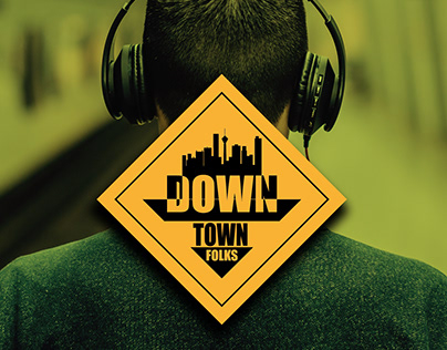 Down Town Folks Logo Design