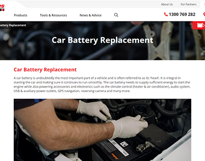 Car battery replacement