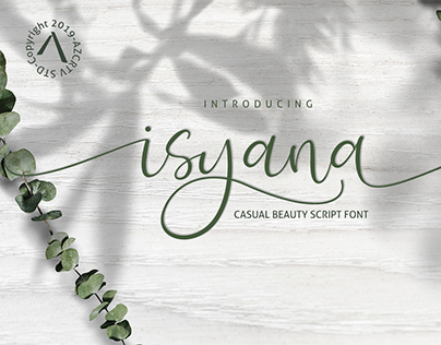Isyana Stylish Signature Font