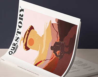 Literary Magazine cover Illustration
