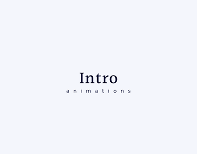 Intro Animations
