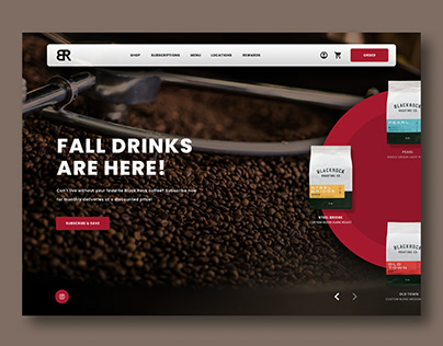 Black Rock Coffee UI/UX Concept