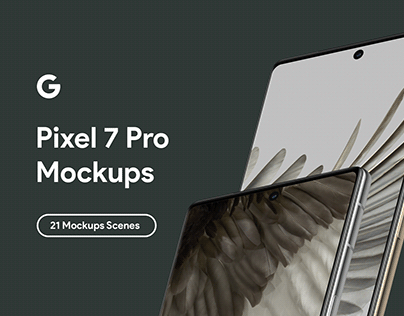 Free Google Pixel 7 Pro Mockups