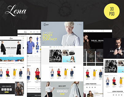 Lena - Fashion eCommerce PSD Template