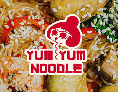 YUM-YUM NOODLE | logo design & brand identity