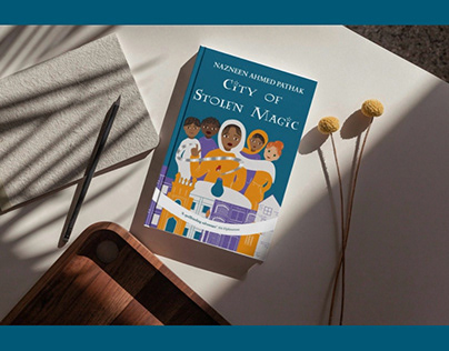 Book cover design for 'City of Stolen Magic'