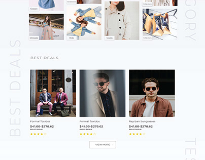 E-commerce - web design