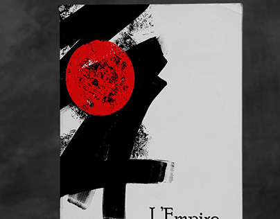 L'Empire des signes, Roland Barthes, Book cover mockup