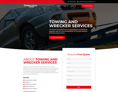 Website for Car Towing