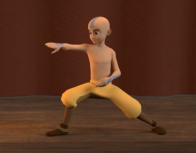 Aang 3D Animation