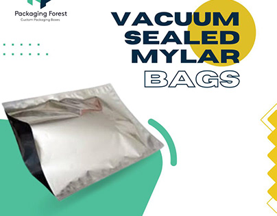 Custom Vacuum Sealed Mylar Bags