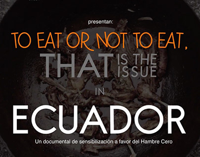 To eat or not to eat, that is the issue in Ecuador