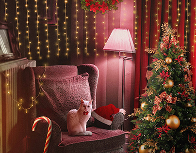 Images Manipulation in Photoshop, Christmas 🎄🎅