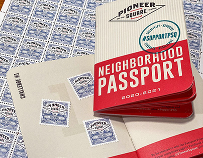 Pioneer Square Passport Book & Custom Stamps