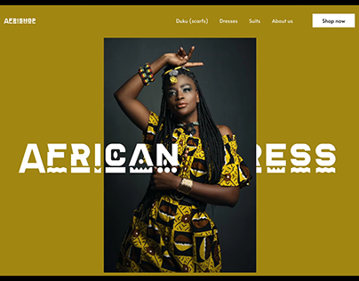 Dress Shopping Website Concept