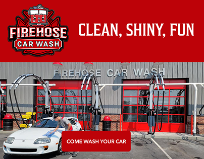 Banner Ads For Firehose Car Wash