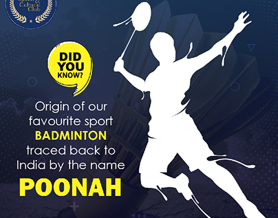 Badminton Social Media Banner
