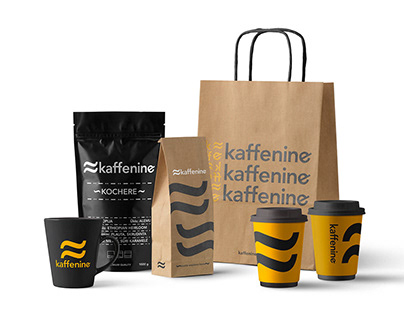 Kaffenine Coffee Roasters Branding