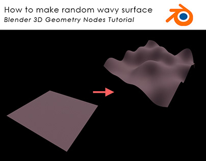 How to make wavy surface Blender3D Geometry Nodes
