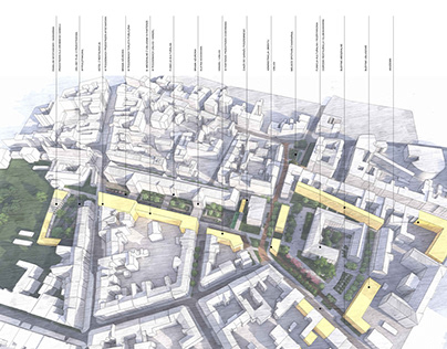 Urban planning project - Cracow