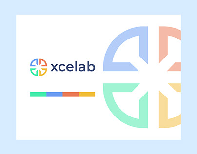 xcelab branding design (medical logo)
