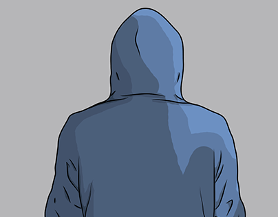 character design(hoodie guy)