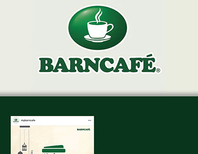 BarnCafe social media posts Design and content