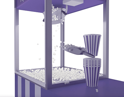 Popcorn Stand [3D Animation]