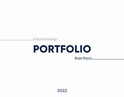 Industrial Design Portfolio | 2022