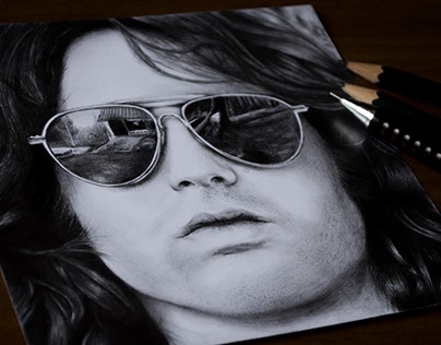 Drawing of Jim Morrison
