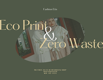 Eco Print & Zero Waste - Fashion Etis Project