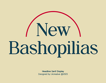 New Bashopilias Retro Serif Family Font