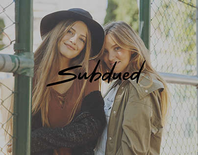 SUBDUED - website & branding