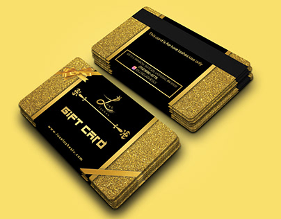 Gold gift card