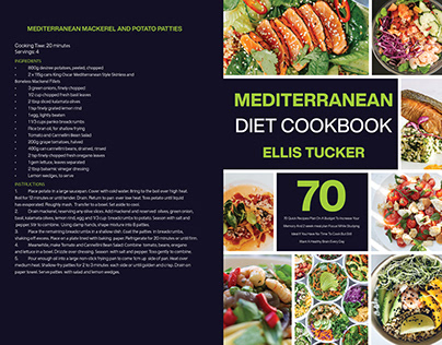 Mediterranean Diet Cookbook Covers Paperback